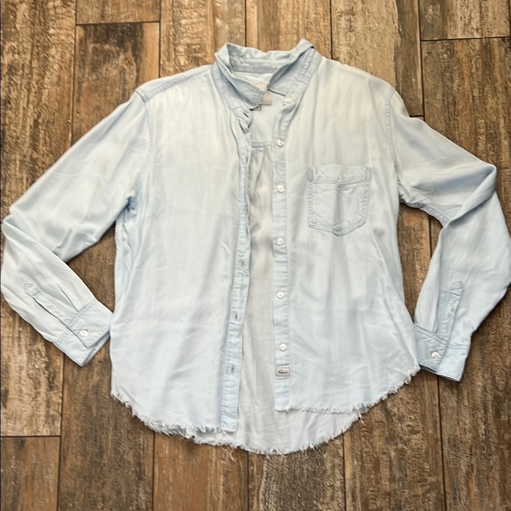 Rails Ingrid Raw Hem Light Vintage Shirt